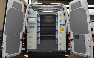 Allestimento per Sprinter Mercedes per impiantistica Allestimento per Sprinter Mercedes per impiantistica